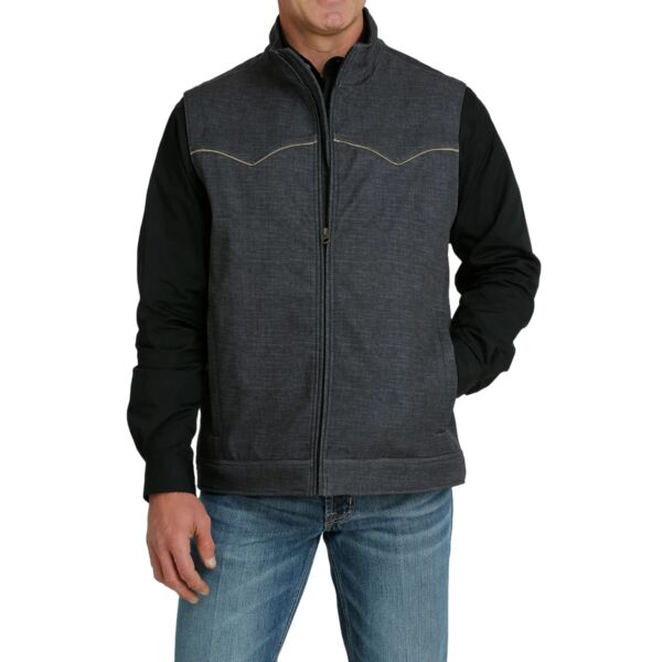 Men's Textured Bonded vest Thumbnail